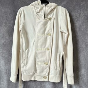 Element Jacket Coat Cream Belted L